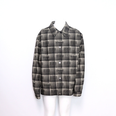 [새상품]Louis Vuitton(루이비통) 1ABY9L 23시즌 체크 데님 남성 셔츠 자켓aa32082