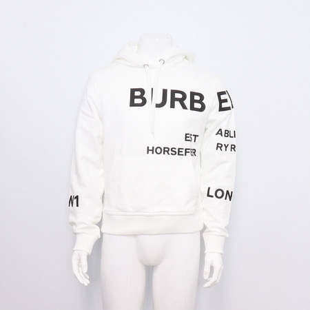 [미사용]Burberry(버버리) 8048749 레터링 로고 코튼 남여공용 후드 티셔츠aa27730