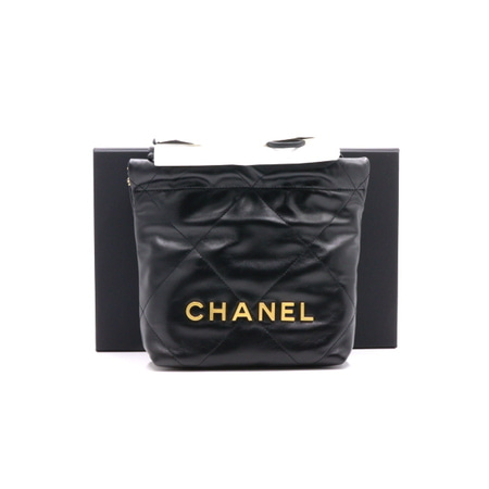 [새상품]Chanel(샤넬) AS3980 카프스킨 펄 퀄팅 23시즌 미니 골드 메탈 숄더백 겸 크로스백aa34418