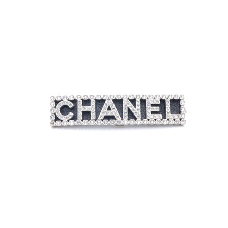 Chanel(샤넬) 23시즌 크리스탈 로고 스퀘어 헤어핀 헤어클립aa29784