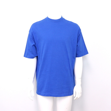 Balenciaga(발렌시아가) 570805 20시즌 블루 화이트 백 로고 남성 반팔 티셔츠aa36211