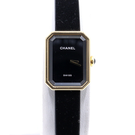 Chanel(샤넬) H6125 18K옐로우골드 리본 벨벳 러버밴드 쿼츠 여성 시계aa36433
