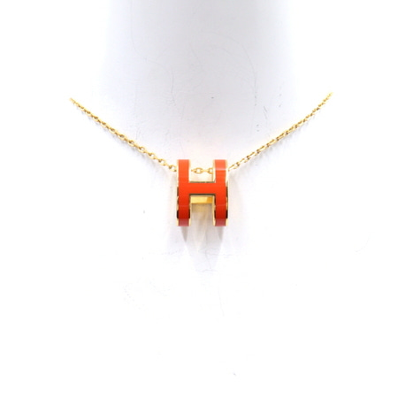 Hermes(에르메스) POP H 팝아쉬 금장체인 목걸이aa37357