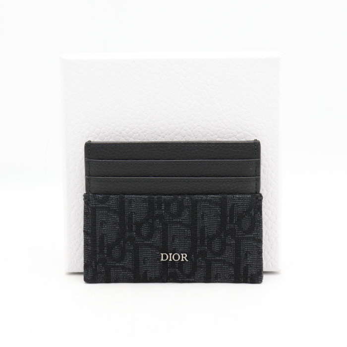 Dior(디올) 2ESCH135YSE 블랙 오블리크 남성 카드지갑aa39298
